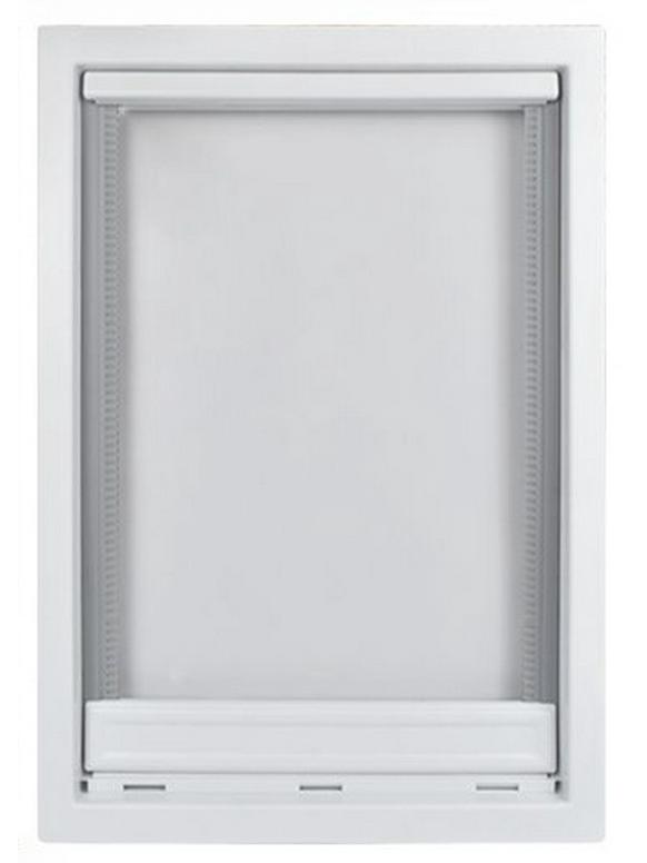 Large PVC Pet Door with Magnetic Closure for Wooden Doors and Fences, Two-Way Access for Dogs