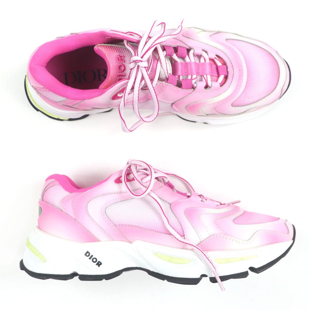 Pristine DIOR sneakers SNEAKERS pink leather mens 41 3SN260YUR Used