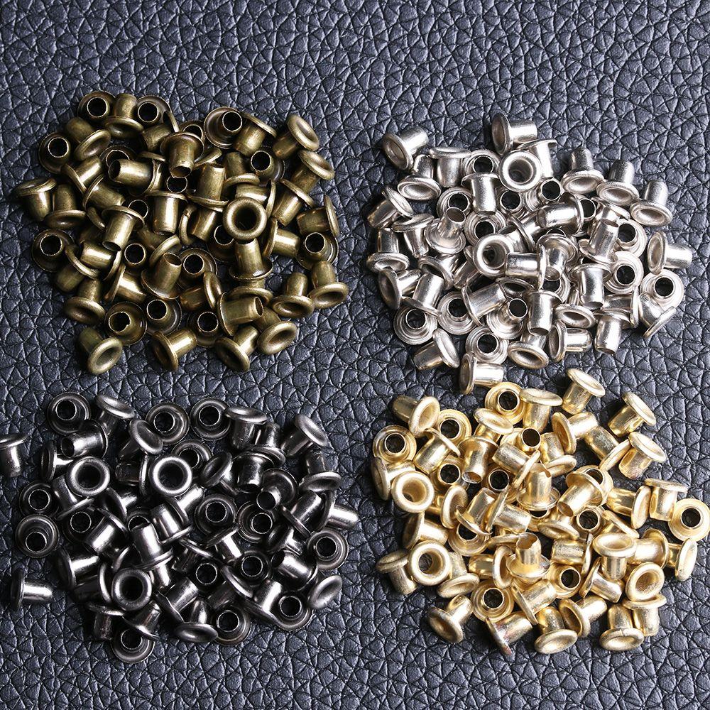 50pcs 1.5/2.0/2.5MM Shoes Clothes Sewing Accessory Diy Dolls Buckles Doll Bags Accessories Belt Buckle Metal Eyelet Buttons