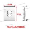 Botão Pneumático Cisterna de Descarga Acessórios SkateAir Vaso Sanitário Para Painel de Cisterna Oculta GROHE Duplo Acionamento