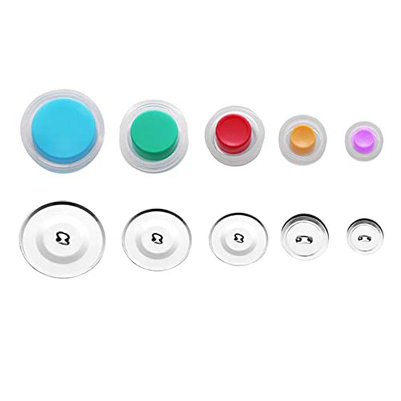 Premium-1 Set Cover Button Kit With 5 Different Size Buttons & Tools, DIY Fabric Button With Maker, Button Maker Machine