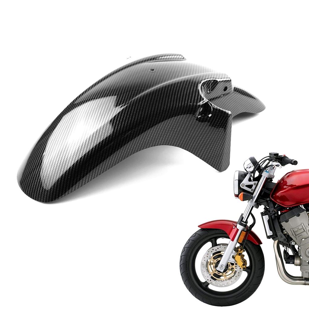 Motorcycle Front Mud Flaps Mudguard Fender Guard For Honda CB250F CB600F CB900F CB1300 Hornet 250 600 900 Carbon Fiber