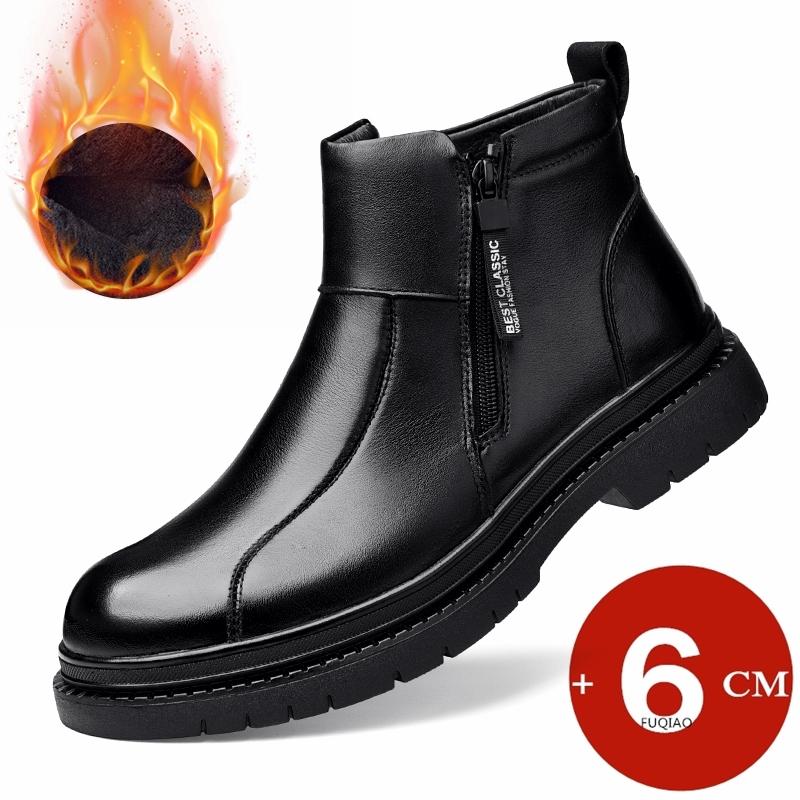 6 cm paaugstinātas kurpes vīriešiem, īstas