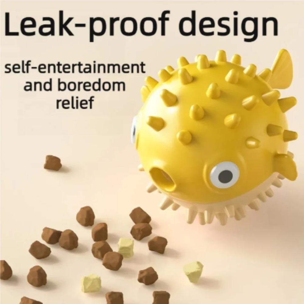 Pískací ryba pro psa Úniková míček Zmírňuje nudu Odolná proti kousání Pískací míček pro psa Brousí zuby Hračka pro psa Domácí mazlíček Únikový míček Zábavný zvuk Tpr