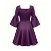 Women's Casual 3/4 Bell Sleeve Dress for Everyday Wear