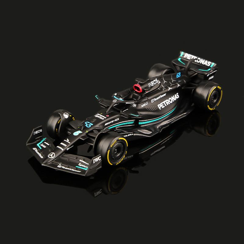 ABAC1 Bburago 1:43 2023 F1 Model RB19 W14 SF23 C43 A523 AMR23 Racing Alloy Car Toy Red Bull Mercedes Alfa Romeo Apline