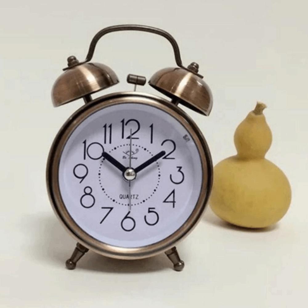 Super Loud Classical Alarm Clock Mute Type Bell Alarm Clock Time Management Tool