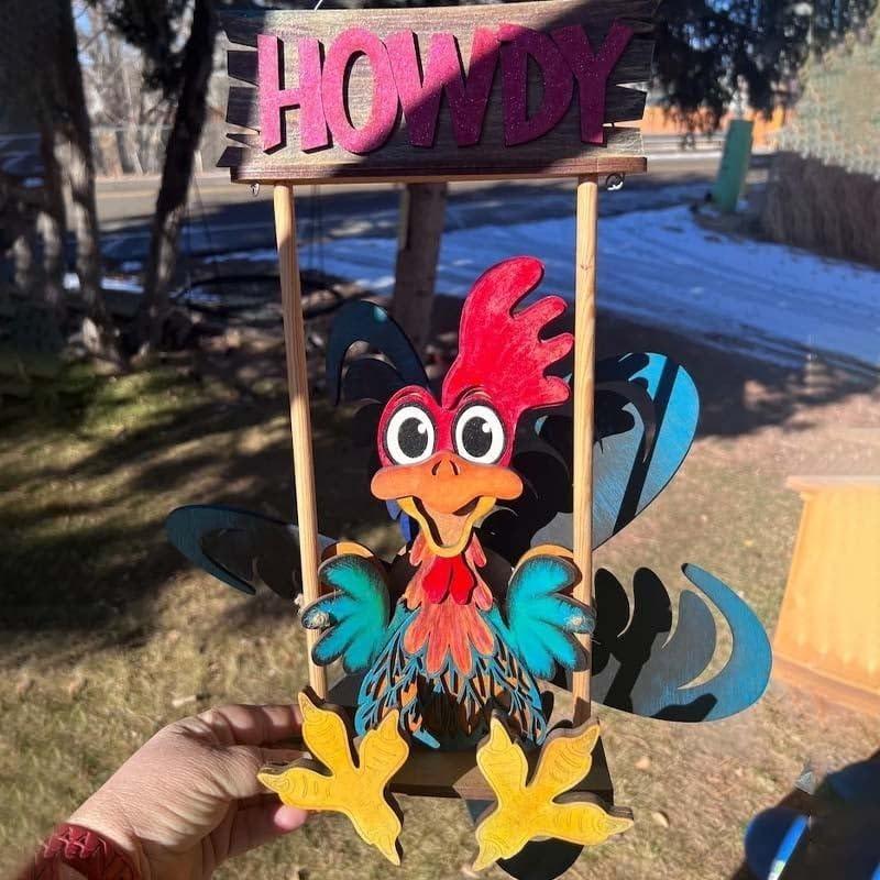 Деревянные вертушки с изображением животных — фото 11