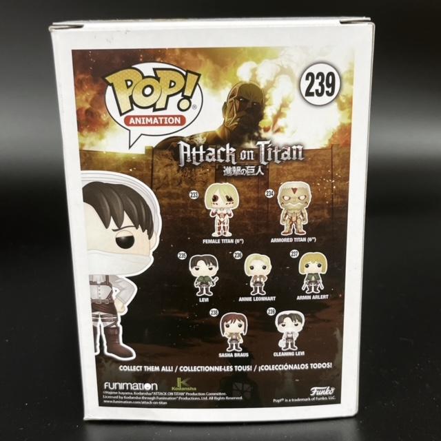[USED] Funko POP! Attack on Titan Cleaning Levi Funko Pop Anime Manga