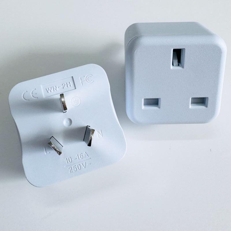 Apple UK to China 10A Plug Adapter: Hong Kong to Mainland socket converter