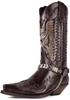 Men'S Knight Point Embroidered Medium Tube Versatile Men'S Boots 38 To 48