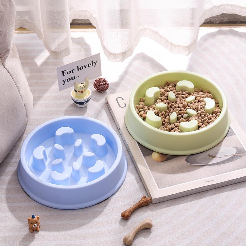 Petal-Shaped Slow Feeder Bowl for Small/Medium Dogs - Anti-Choking, Anti-Gulping, Non-Slip, Anti-Tip Pet Bowl.