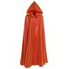 Vampire Cape Adult Long-length Witchcraft Hooded Cloak Halloween Party Cosplay Oufits Bow-tie Strap Medieval Vintage Easter Cape