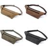 Frauen Männer Fanny Pack Taille Gürtel Tasche Leinwand Geldbörse Reise Camping Wandern Tasche Tasche für Telefon Münzen
