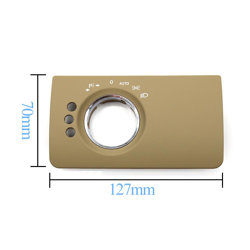 Upgraded Car Interior Dashboard Headlight Switch Button Panel Trim Head Lamp Replacement For Benz ML GL W164 X164 300