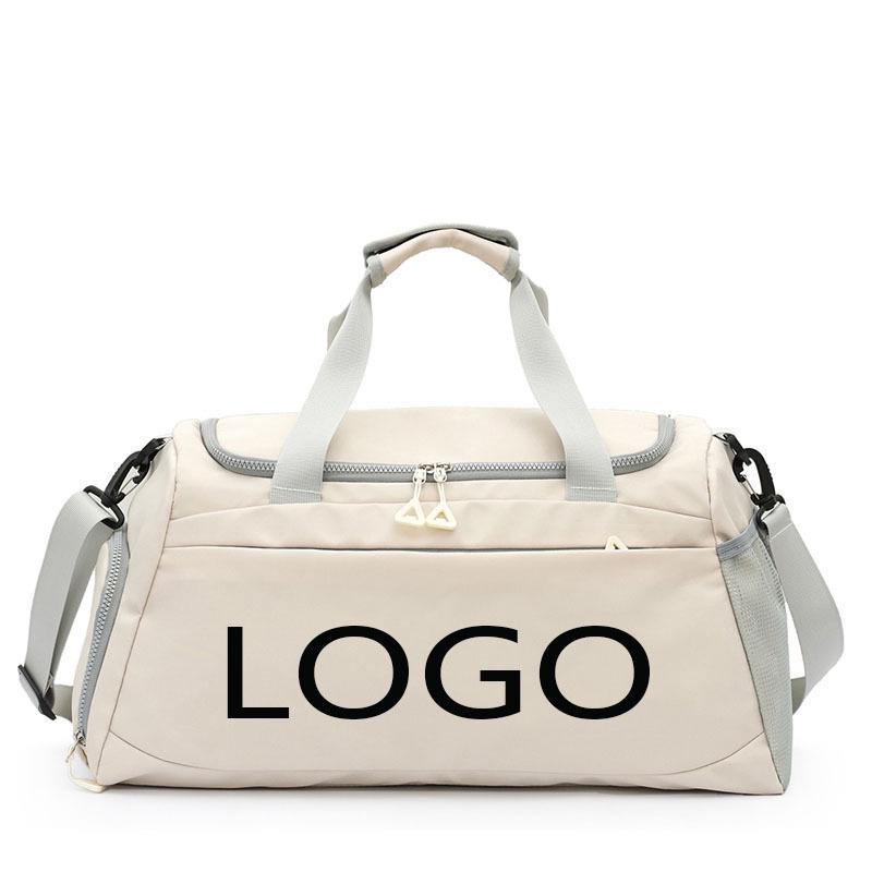 Sporty Travel Handbag with Wet/Dry Separation, Fitness & Swimming Bag, Crossbody Luggage with Shoe Compartment, Custom Logo Option