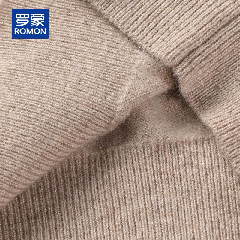 ROMON Men's 100% Pure Cashmere Turtleneck Sweater