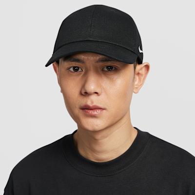 Nike Cotton, Polyester Baseball Caps Unisex Black L/XL