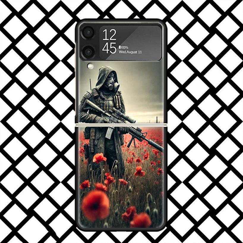 Game S-Stalker Phone Case For Samsung Z Flip 7 6 5 4 3 Galaxy ZFLIP7 ZFlip6 5G Flip5 Flip4 Flip3 5g Black Hard Cover
