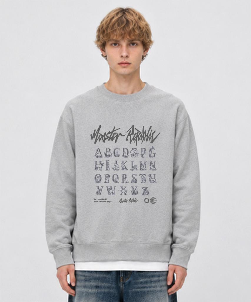 MONSTER REPUBLIC Class A Gray Sweatshirt Gray_9137