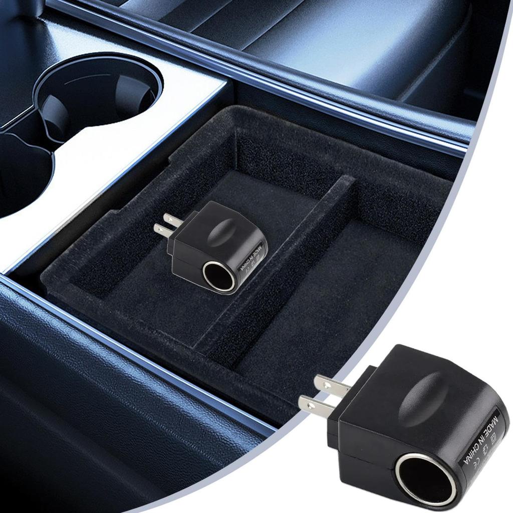 Lighter Plug Adapter, Car Charger To Home Car Power Converter 220V To Cigarette