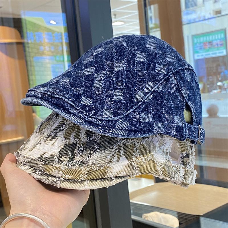 New Niche American Retro Forward Hat Men Wear Berets In Spring And Autumn Women Travel Versatile Peaked Cap