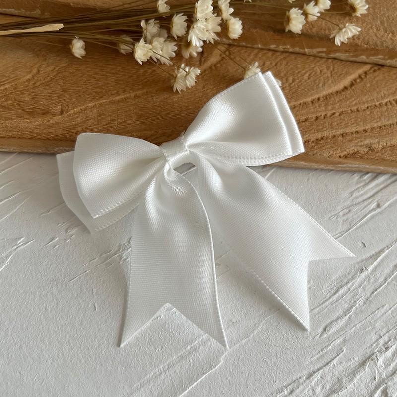 2.5cm Wide Handmade Ribbon Bow Knot for DIY Clothing & Hair Accessories, Card Holders, and Decorations