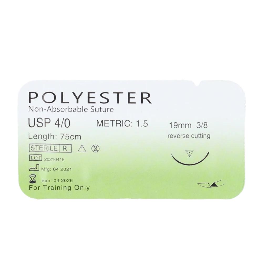 2/0 3/0 4/0 Medical Dental Sutures Nylon Silk Polypropylene Polyester Surgical Simulation Suture for Suture Teaching Exercises