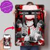 Kitsune Guardians D Texture Metal Poster Customized Wall Art Tin Sign Gift for Mancave Article Decoration Gaming Decor Luxury