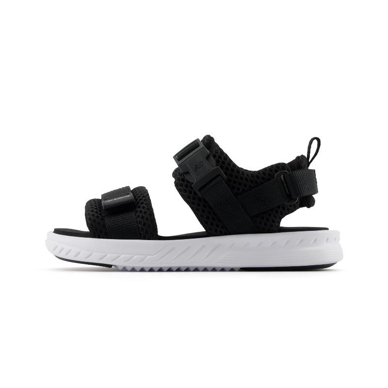 New Balance 600 Women Black B Width Beach Sandals Comfortable Simple Fashion Versatile SWA600A1 35