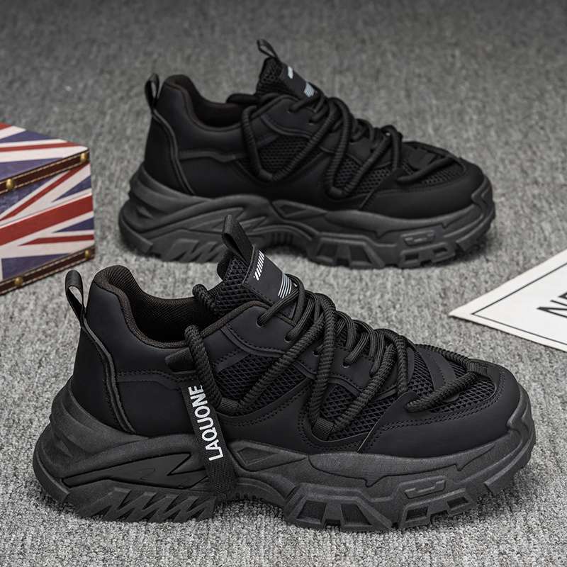 Men's Shoes Are Popular In Summer, Breathable Mesh Versatile Casual Dad Shoes, Men's Youth Air Cushion Running Sports Trendy Shoes