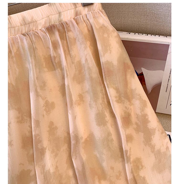 Plus Size Women's Chinese Style T-shirt & Skirt Set - Summer 2024 Collection