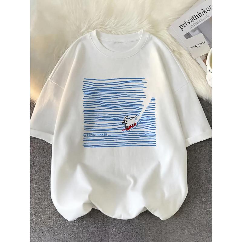 Men's Casual Summer Heavy Weight T-Shirt - High Quality Print, Oversized T-Shirt