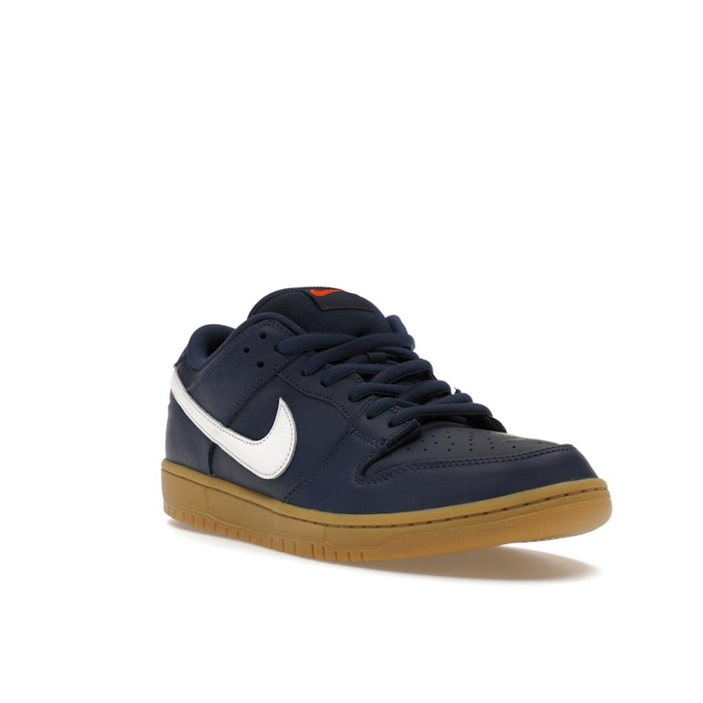 Nike Dunk Low Pro SB Navy Gum Unisex Tenisky Modrá Bílá Oranžová FJ1674-400