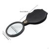 Folding 10x Small Glass Thickened Lens Compact Gemstone for Elderly Reading Repairing