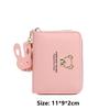 Tassel Pendant Credit ID Card Bank Card PU Leather Short Wallet Coin Purse Bear Wallet Card Holder