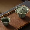 Yue-Ofen Celadon Deckelschale Chinesisches Handgemachtes Haushalts Kung Fu Teegeschirr Ist Nicht Heiß Greifen Sie Den Topf Zum Tee Machen Gaiwan