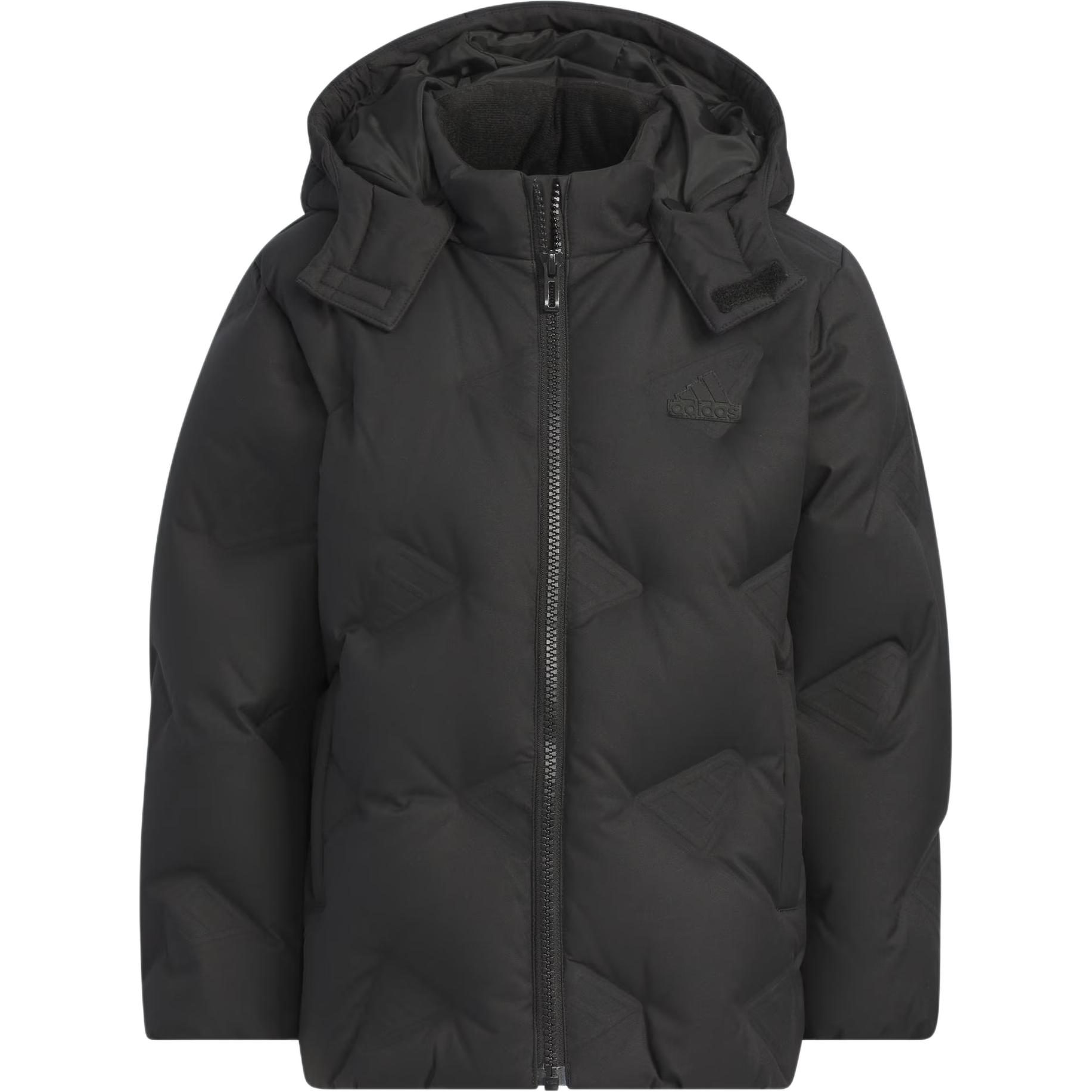Adidas Down Jacket FW24 Black Children Aged 3 7 Years Old JI6149 116