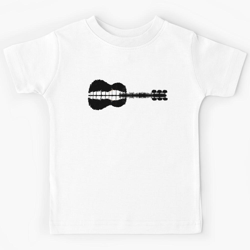 guitar island transparent background Kids T-Shirt 130