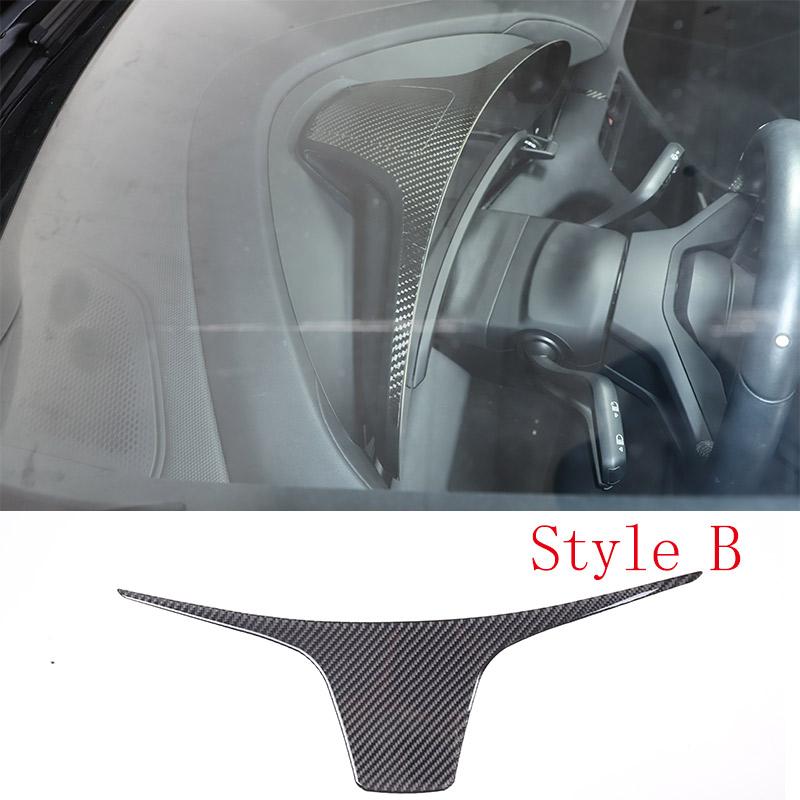 Soft Carbon Fiber for Porsche Taycan 2019-2025 Car Interior Dashboard Center Console Door Decoration Stickers Car Accessories
