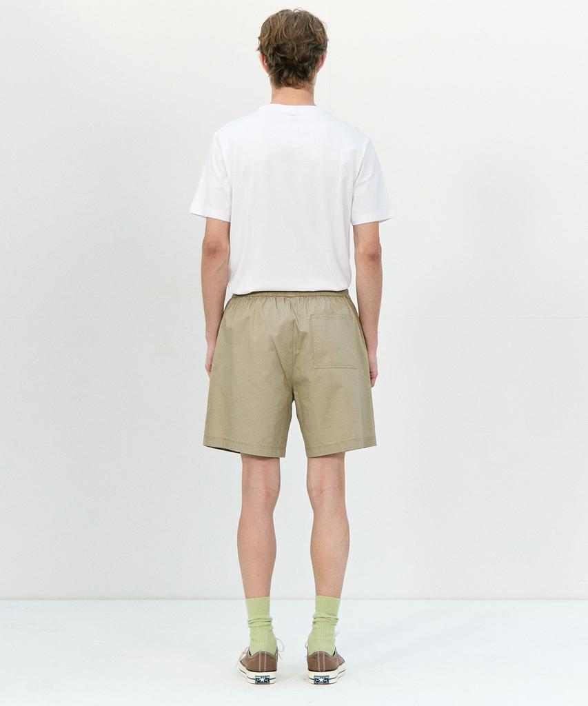 BASIC HOUSE Cotton String Band Half Pants Beige Lzhp3104 (B Type)
