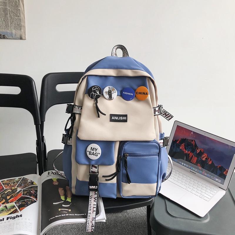 Large Capacity Unisex Backpack for Students: Ideal for High School, College, and Travel