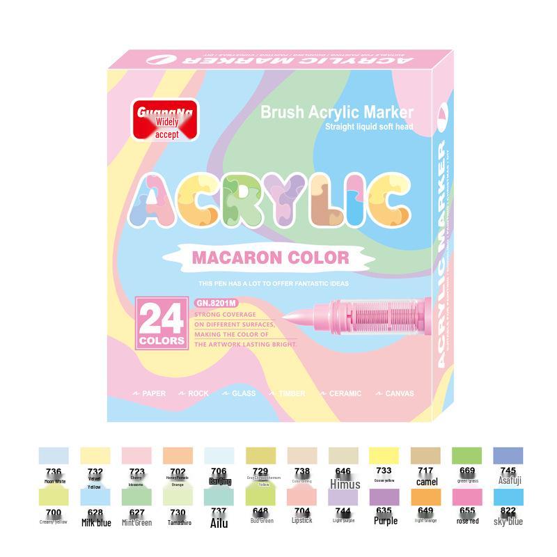 8101 Graffiti Acrylic Marker: Stackable, Odorless, Soft Tip for Students