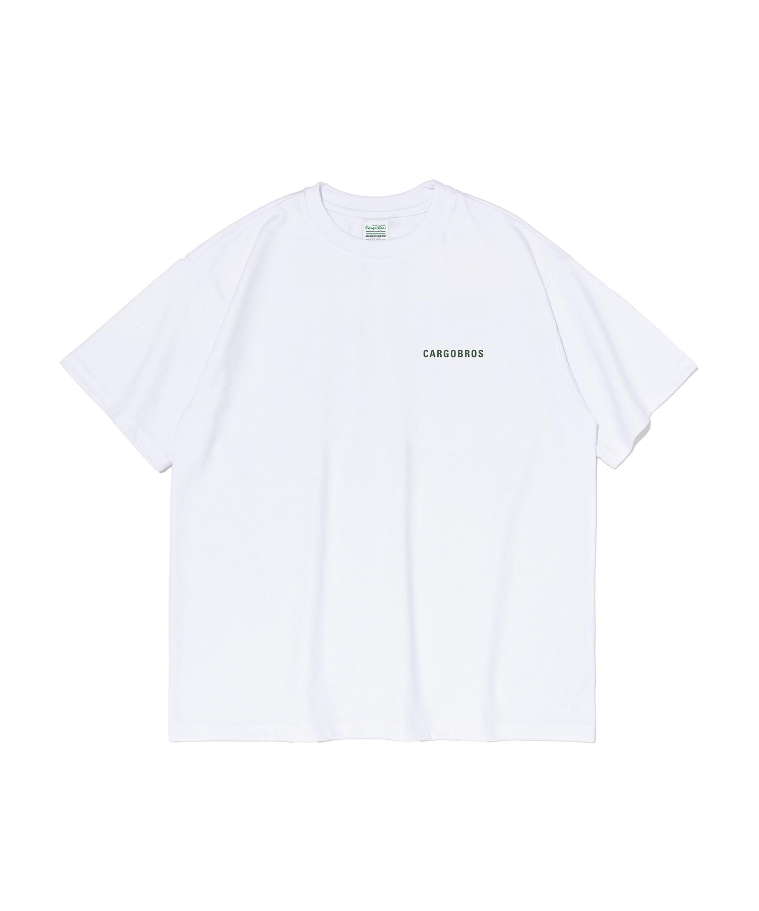 Cargo Bros Essential Logo Oversized Short Sleeve Tee (White) L