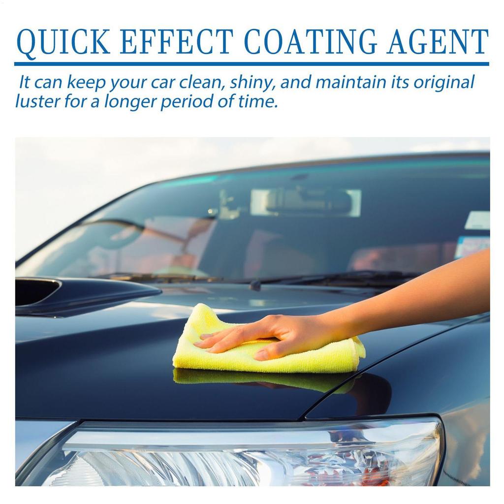 Car Coating Agent 120ml Nano Coating Agent Polish Spray Glass Cleaner Scratch Wax Waterless Wash for Exterior Paint Motorcycle