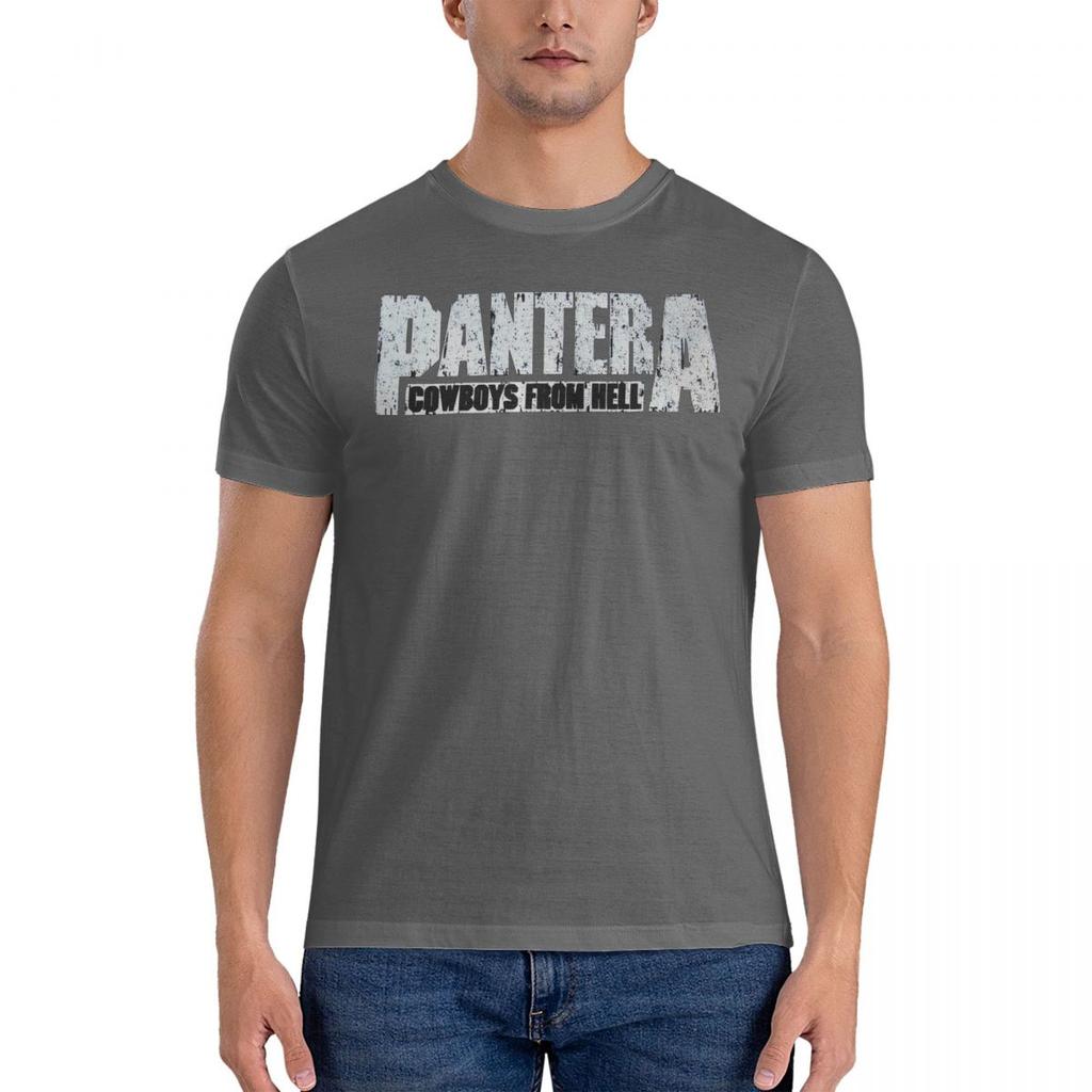 T-shirt Bianca Uomo Donna Logo Band Musicale T-shirt Harajuku Pantera T-shirt da Spiaggia Streetwear Casual Abbigliamento in Cotone Regalo