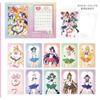 Used Desk Calendar Hologram Postcard Unopened Sailor Moon