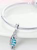 Charms Originali Placcati in Rame Granchio Oceano Polpo Perline Adatti per Bracciale Gioielli da Donna Regalo