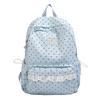 Zaino scolastico coreano ins a pois zaino femminile alto valore carino zaino scolastico per studenti grande capacità leggero zaino da viaggio per il tempo libero