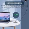 USB-C & USB-C Cable 3m LpoieJun [100W PD Compatible/USB 3.2 Gen 2x2-20Gbps Data Transfer] PD3.0/QC3.0 Ultra Fast Charging 4K/60Hz Video Output Ultra D